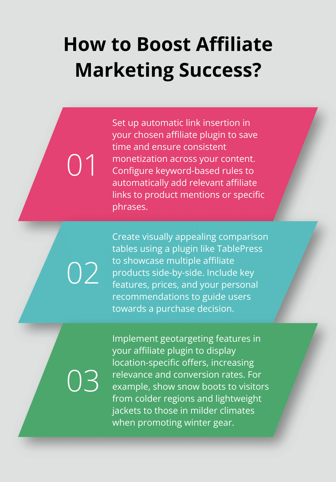 Infographic: How to Boost Affiliate Marketing Success?