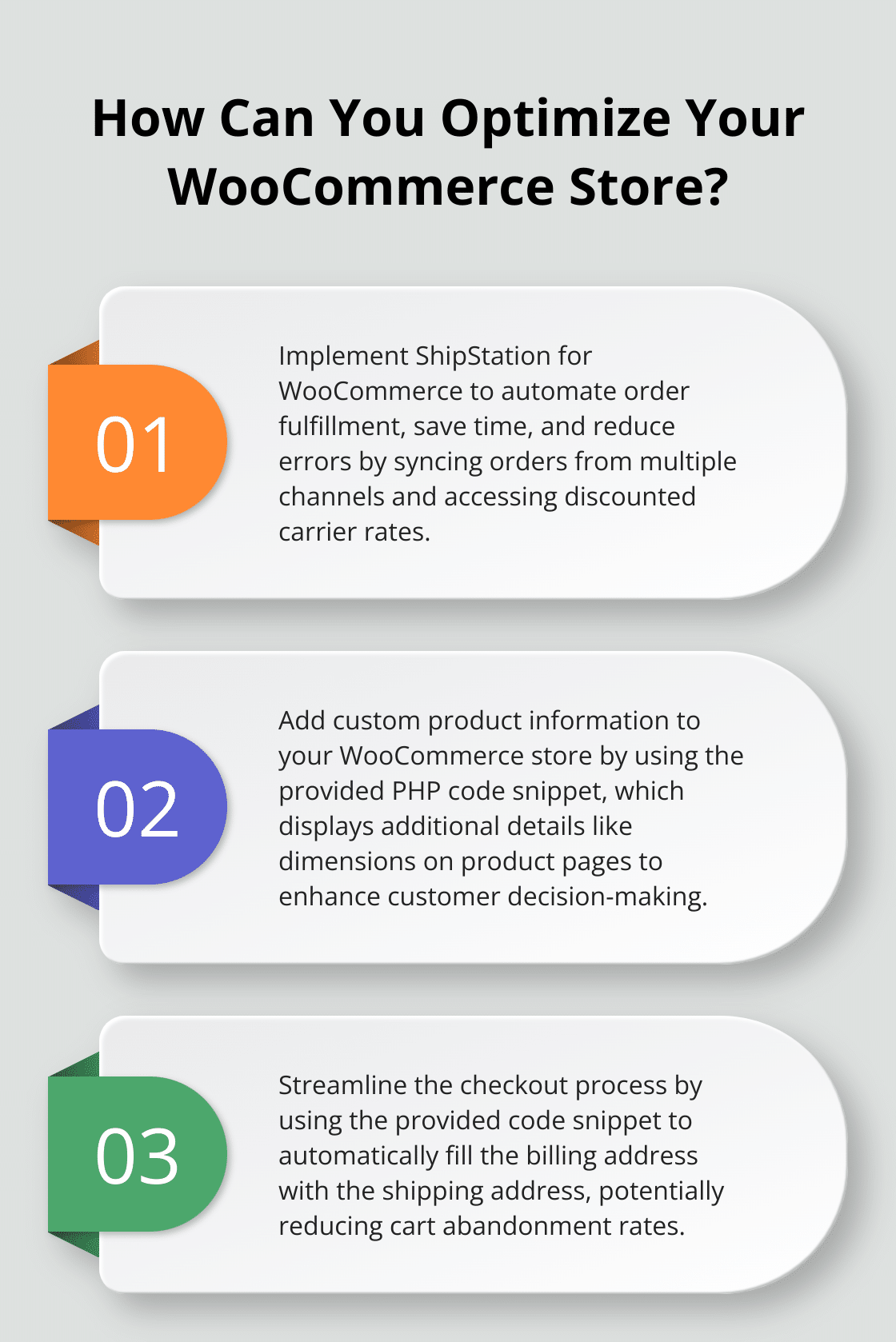Infographic: How Can You Optimize Your WooCommerce Store? - extending woocommerce